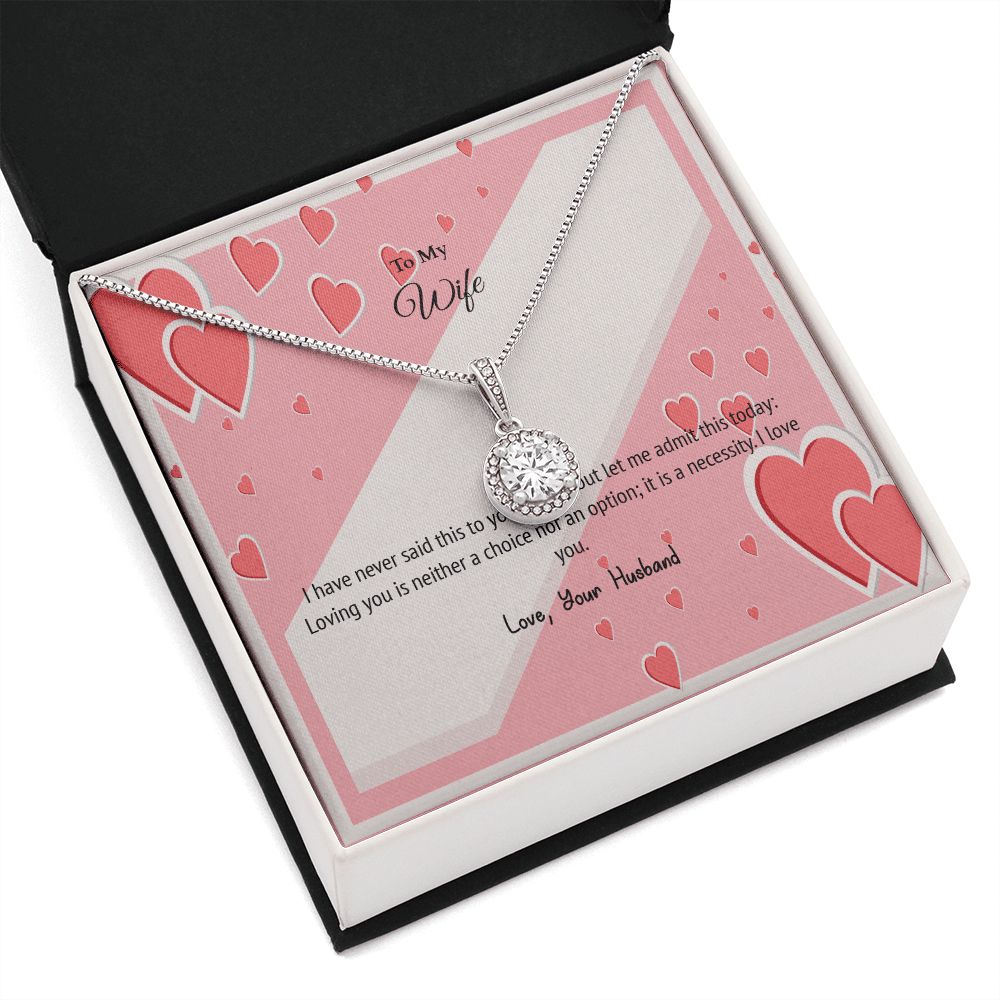 Wife Valentines Gift Love is Necessity Eternal Union Necklace - Eternal Hope