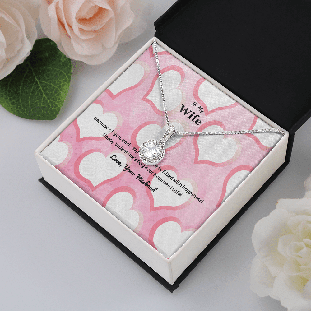 Wife Valentines Gift Filled With Happiness Eternal Union Necklace - Eternal Hope
