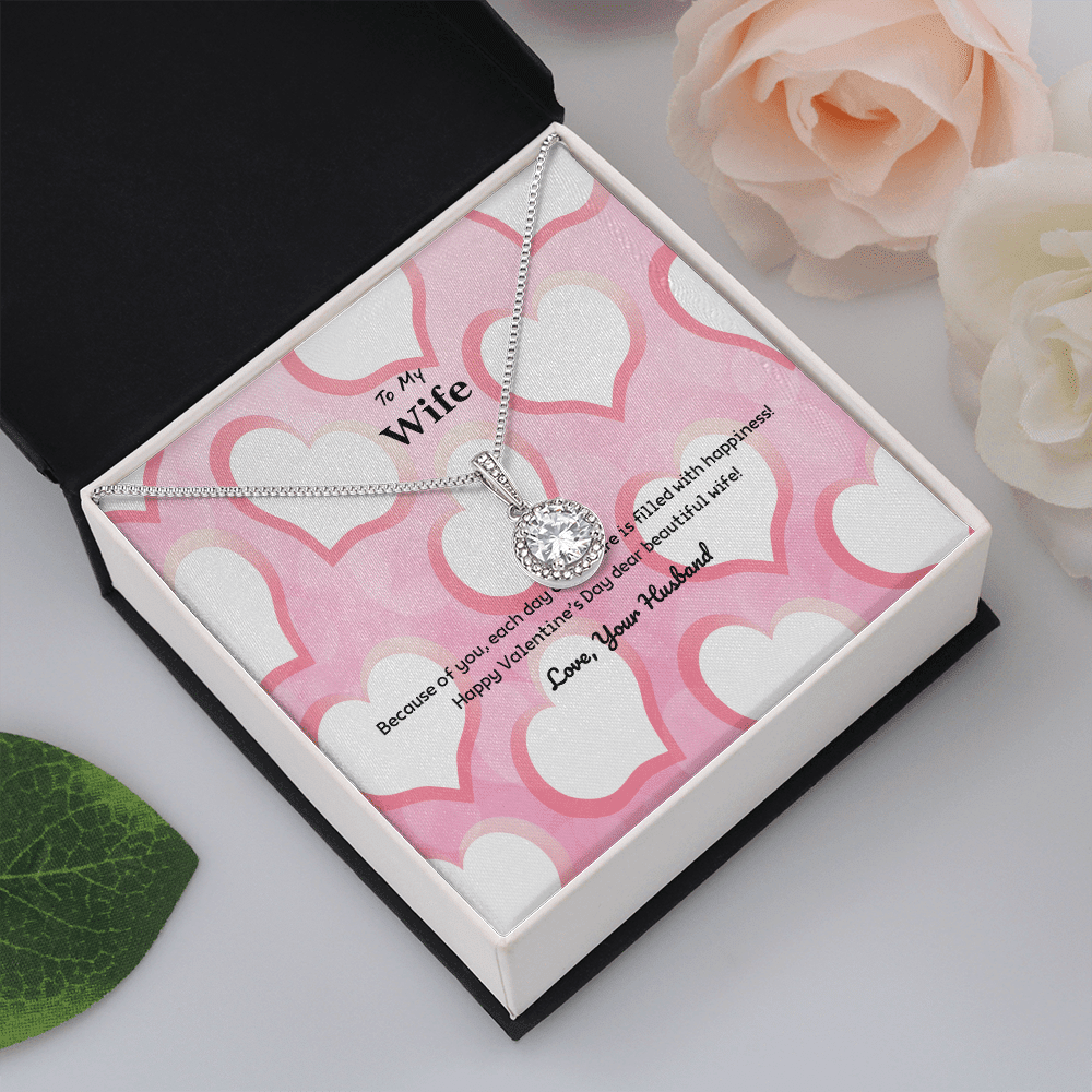 Wife Valentines Gift Filled With Happiness Eternal Union Necklace - Eternal Hope