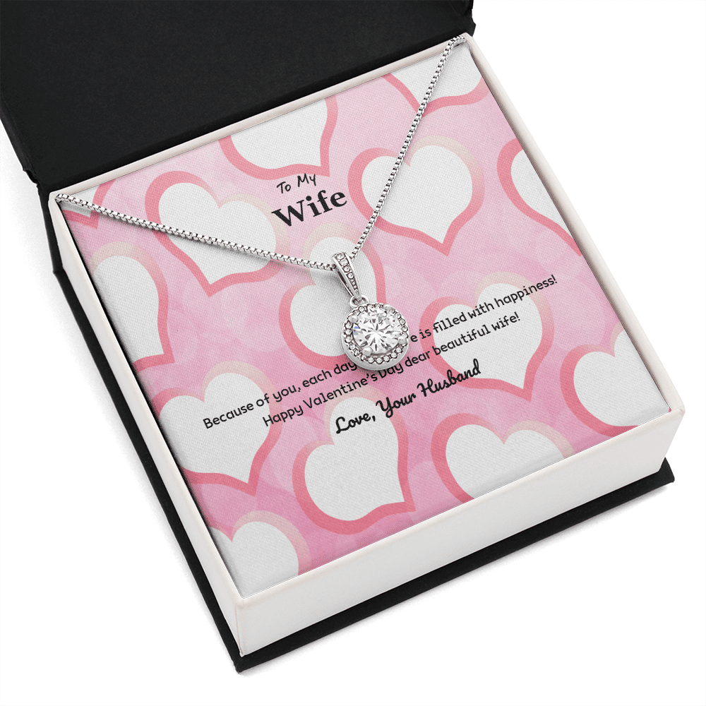 Wife Valentines Gift Filled With Happiness Eternal Union Necklace - Eternal Hope