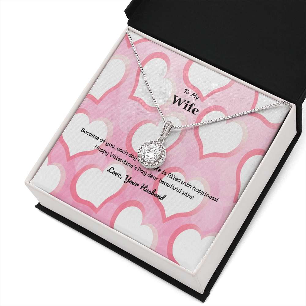 Wife Valentines Gift Filled With Happiness Eternal Union Necklace - Eternal Hope
