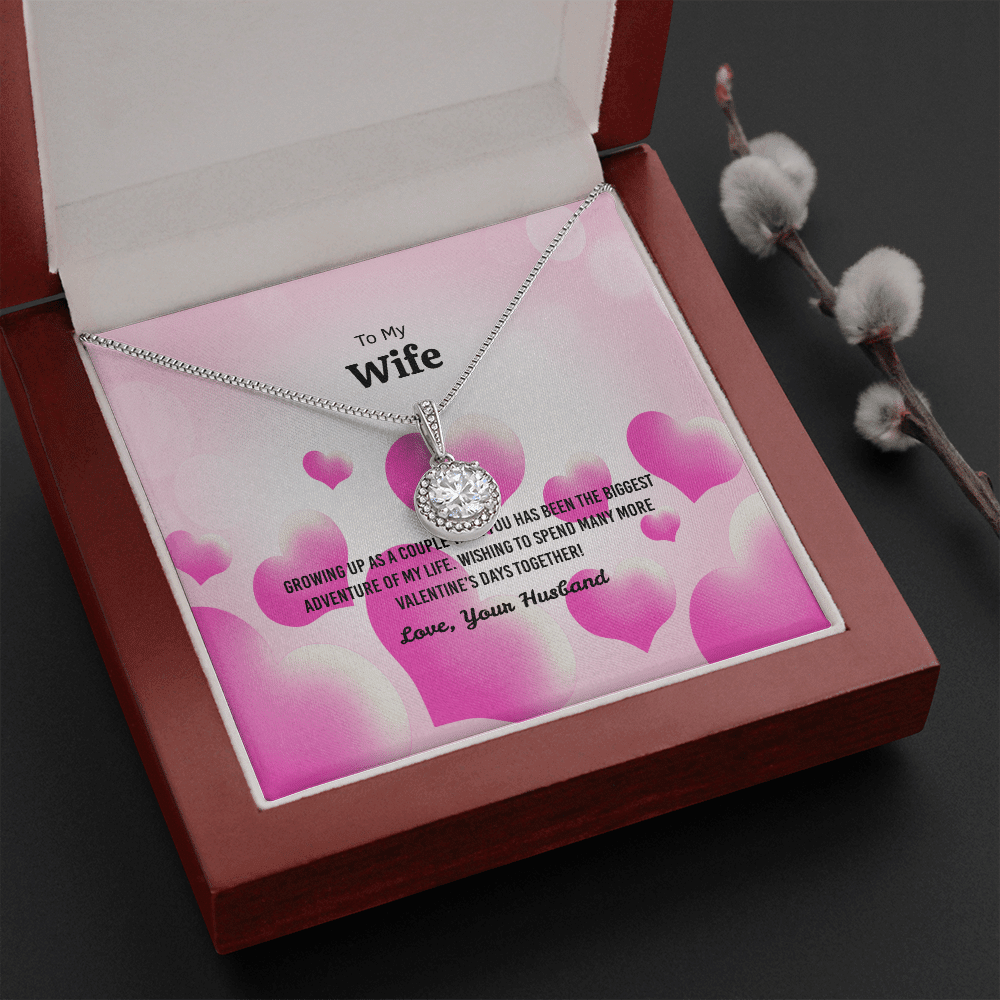 Wife Valentines Gift Growing Up With You Eternal Union Necklace - Eternal Hope
