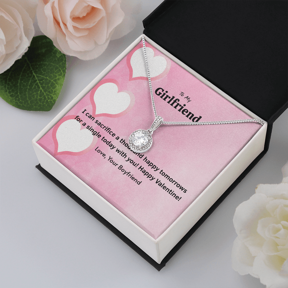 To My Girlfriend Valentines Gift Happy Tomorrows Eternal Union Necklace - Eternal Hope