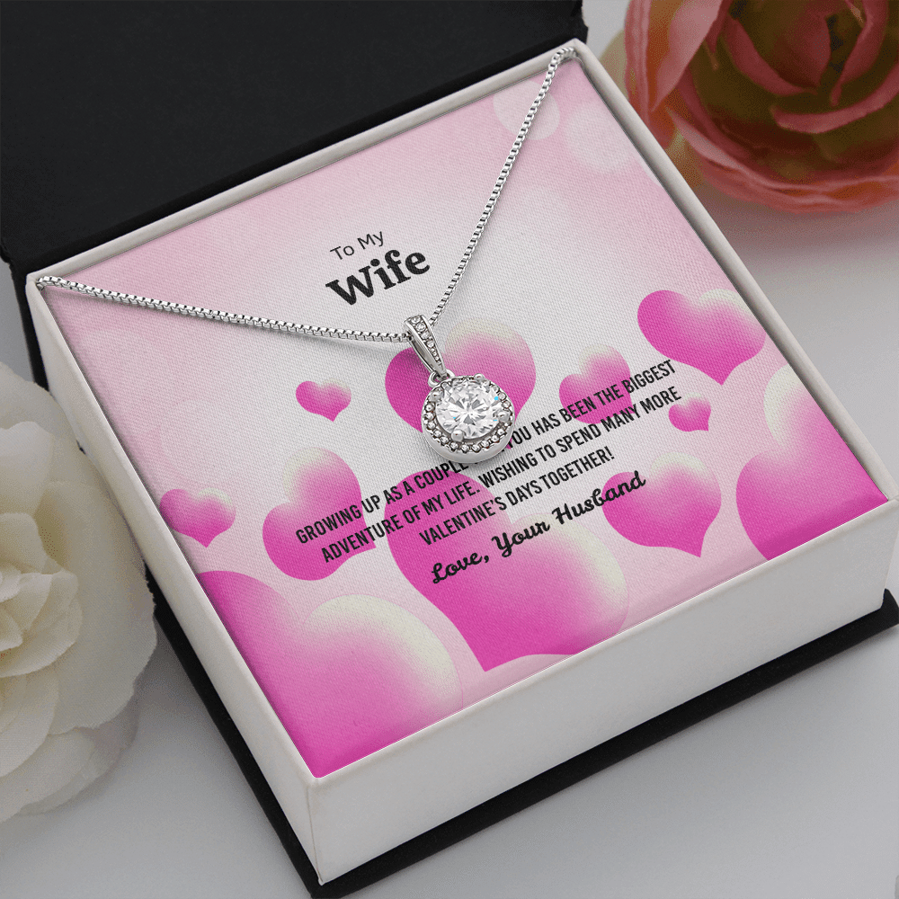 Wife Valentines Gift Growing Up With You Eternal Union Necklace - Eternal Hope