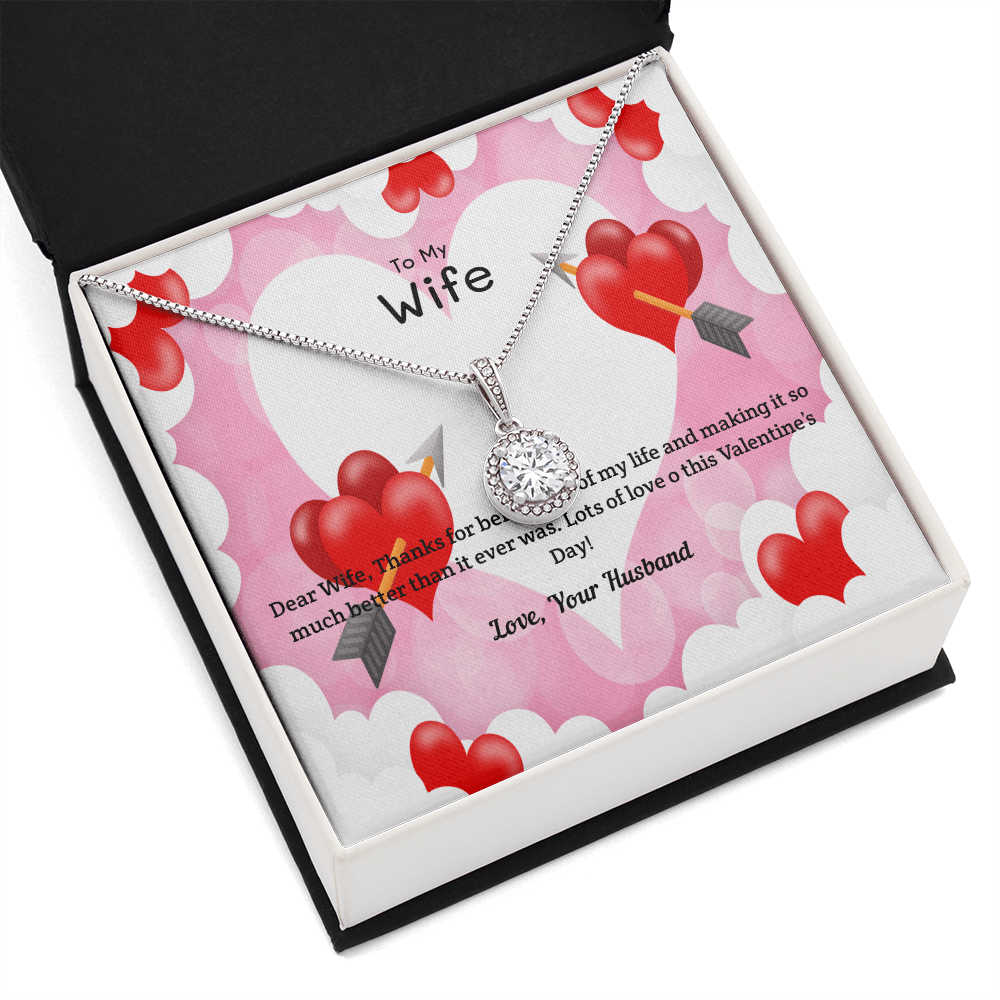 Wife Valentines Gift Life Much Better Eternal Union Necklace - Eternal Hope