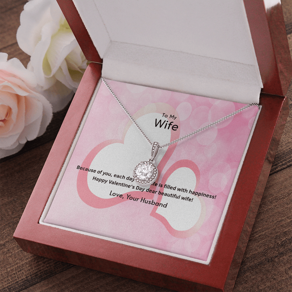 Wife Valentines Gift Each Day Eternal Union Necklace - Eternal Hope
