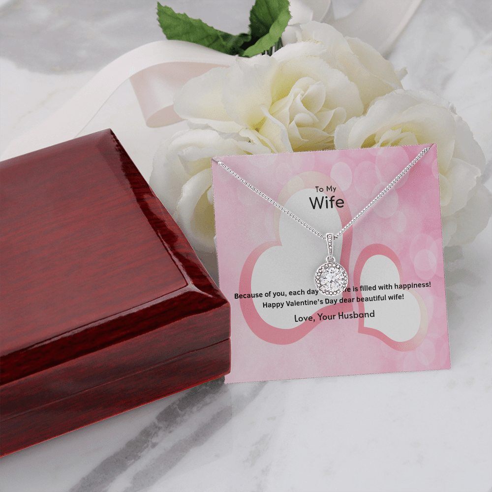 Wife Valentines Gift Each Day Eternal Union Necklace - Eternal Hope