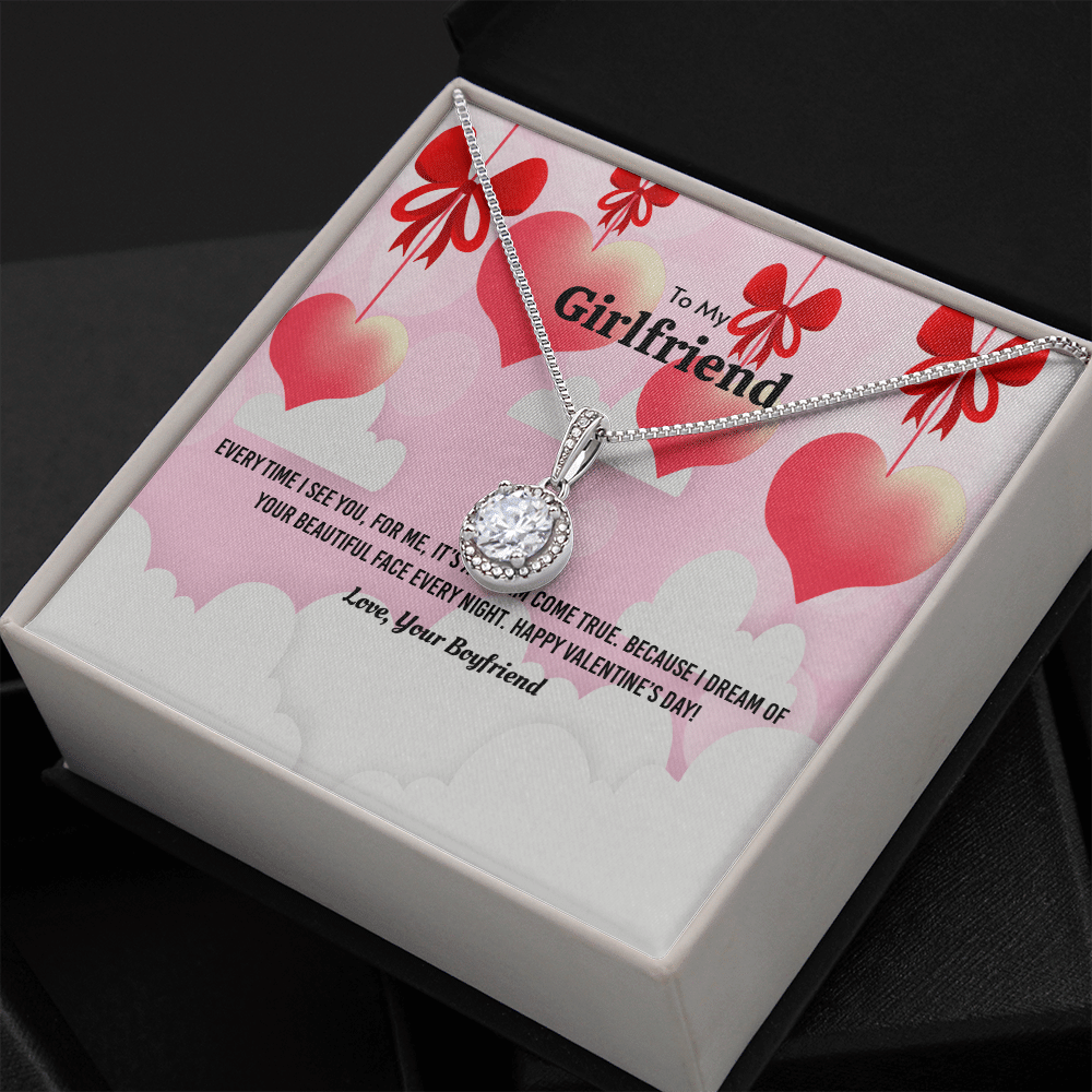 To My Girlfriend Valentines Gift Everytime I See You Eternal Union Necklace - Eternal Hope