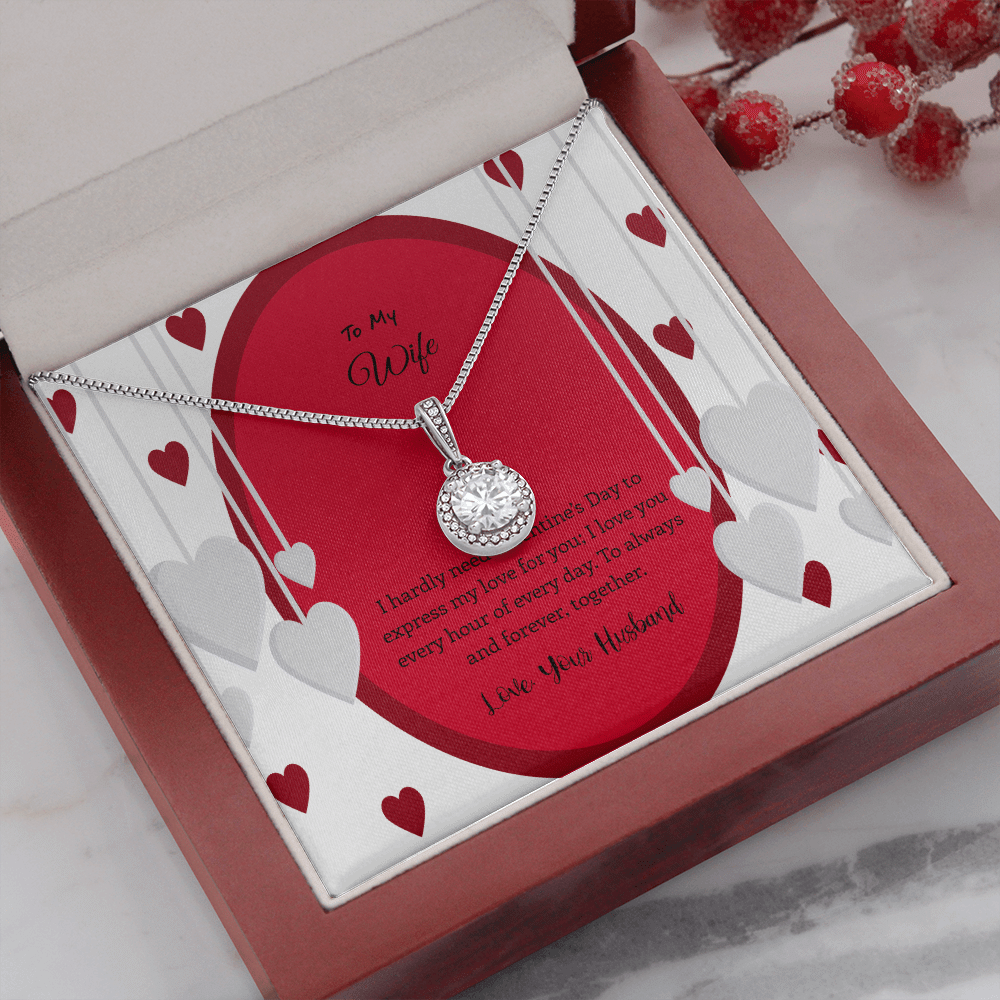 Wife Valentines Gift Forever Together Eternal Union Necklace - Eternal Hope