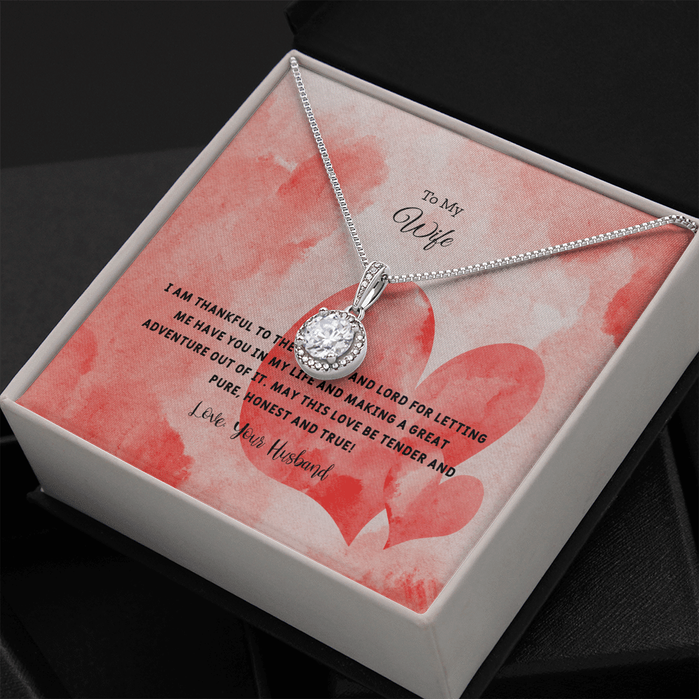 Wife Valentines Gift Tender and Pure Eternal Union Necklace - Eternal Hope