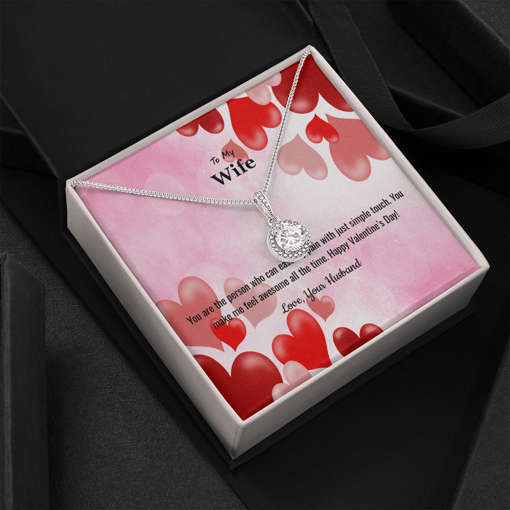 Wife Valentines Gift You Make Me Feel Awesome Eternal Union Necklace - Eternal Hope