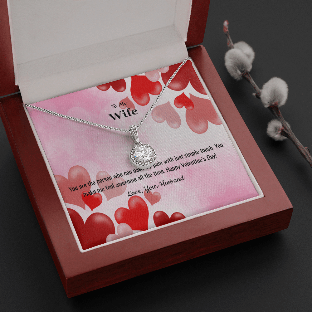 Wife Valentines Gift You Make Me Feel Awesome Eternal Union Necklace - Eternal Hope