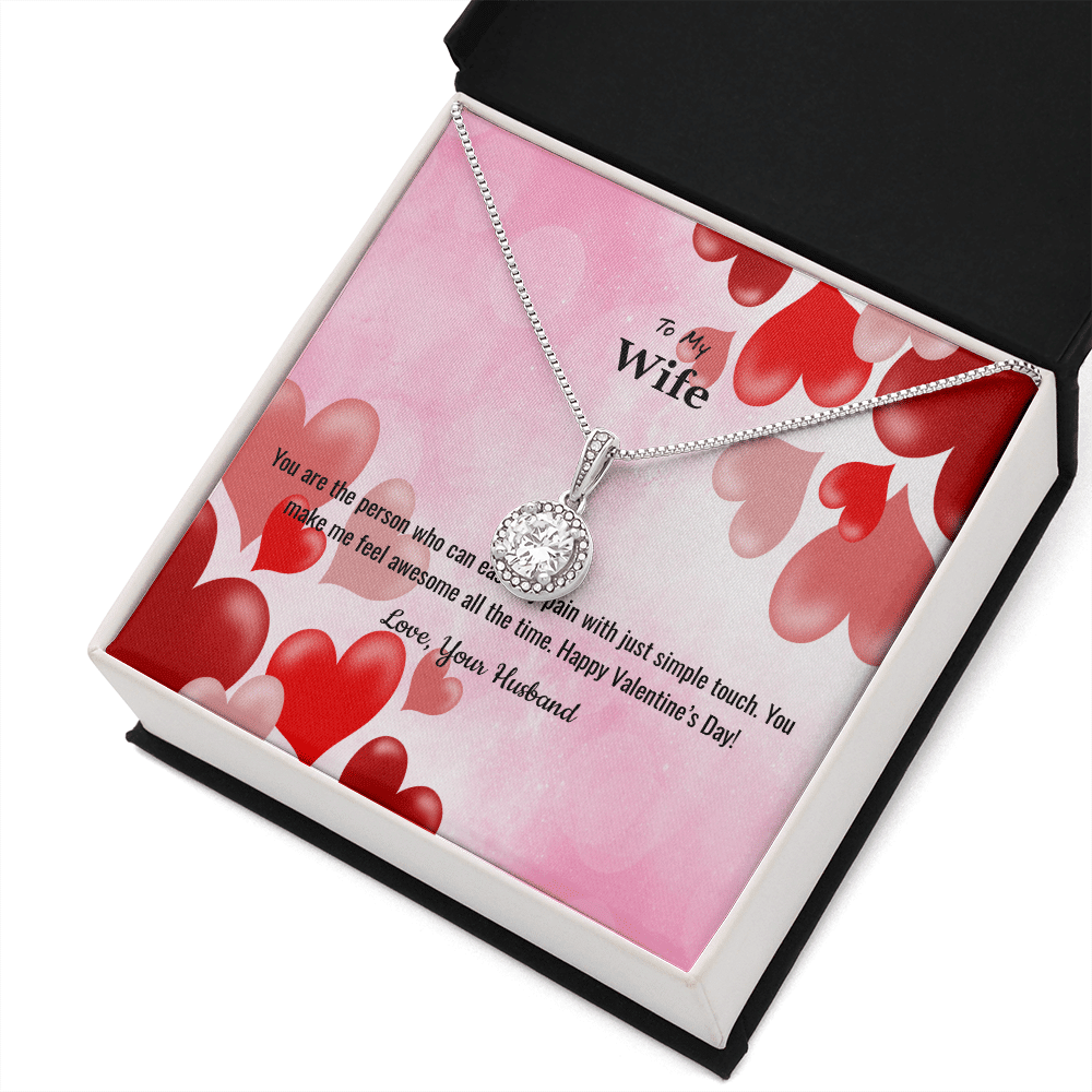 Wife Valentines Gift You Make Me Feel Awesome Eternal Union Necklace - Eternal Hope