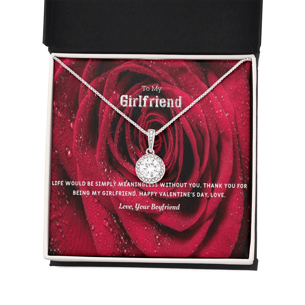 To My Girlfriend Valentines Gift Life Without You Eternal Union Necklace - Eternal Hope