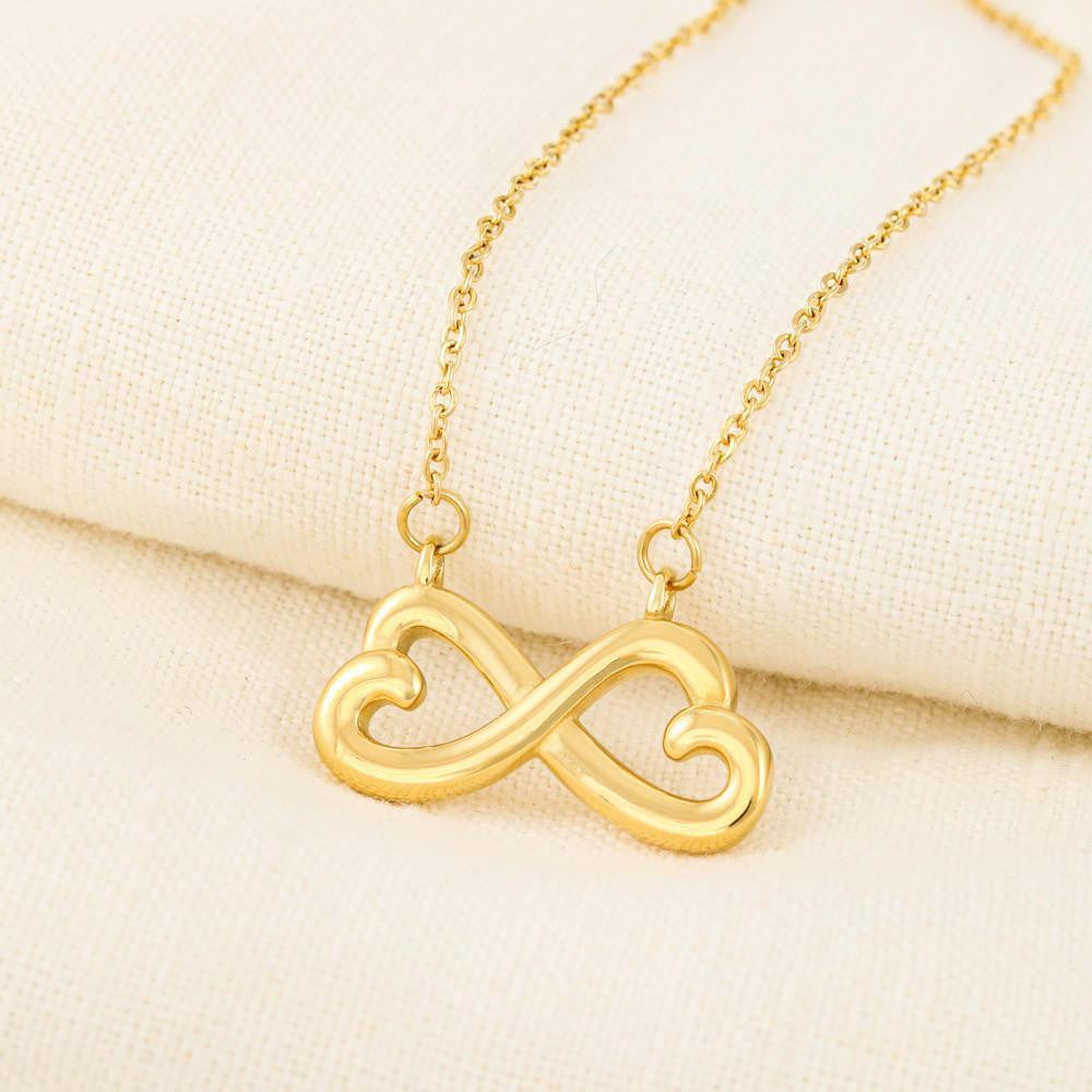 Te Amo Spanish Necklace Infinity Stainless Steel Pendant Love Message Card Wife Gift - Infinity Love Necklace