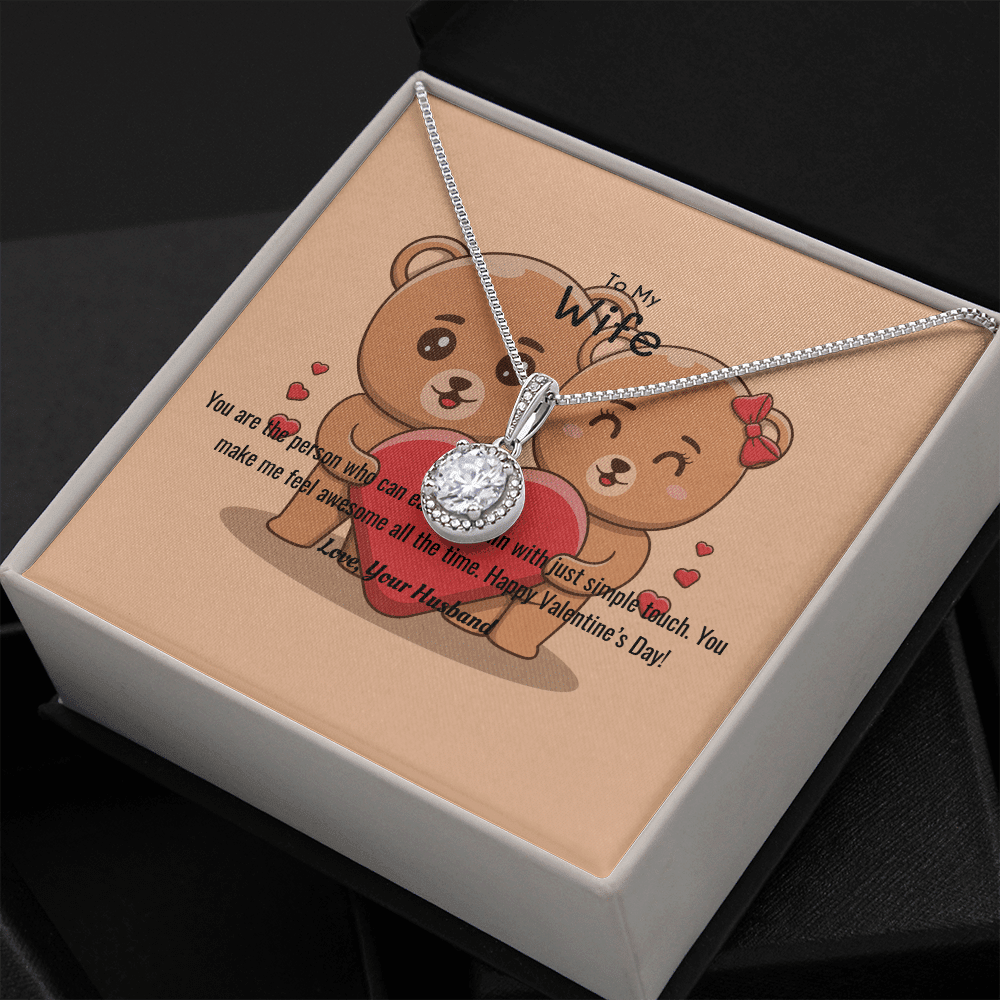 Wife Valentines Gift You Ease My Pain Eternal Union Necklace - Eternal Hope