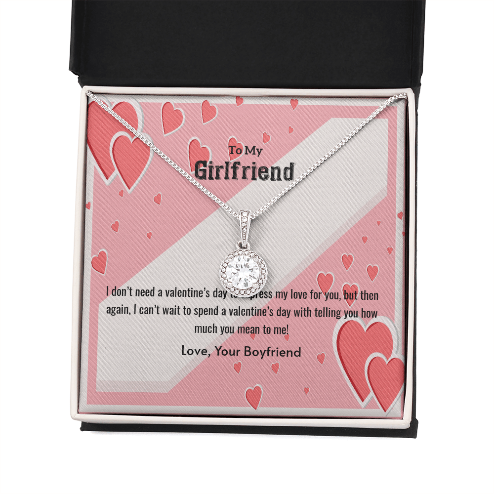 To My Girlfriend Valentines Gift What You Mean Eternal Union Necklace - Eternal Hope