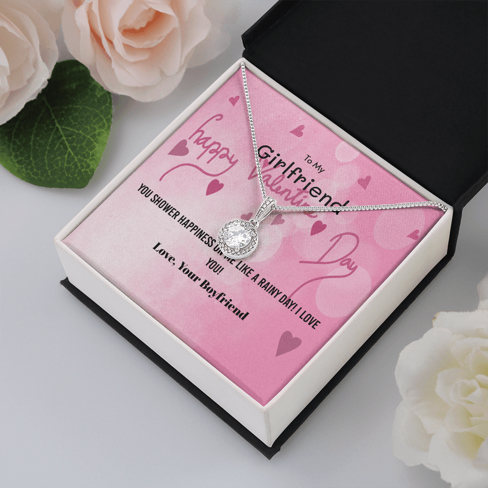 To My Girlfriend Valentines Gift You Shower Happiness Eternal Union Necklace - Eternal Hope