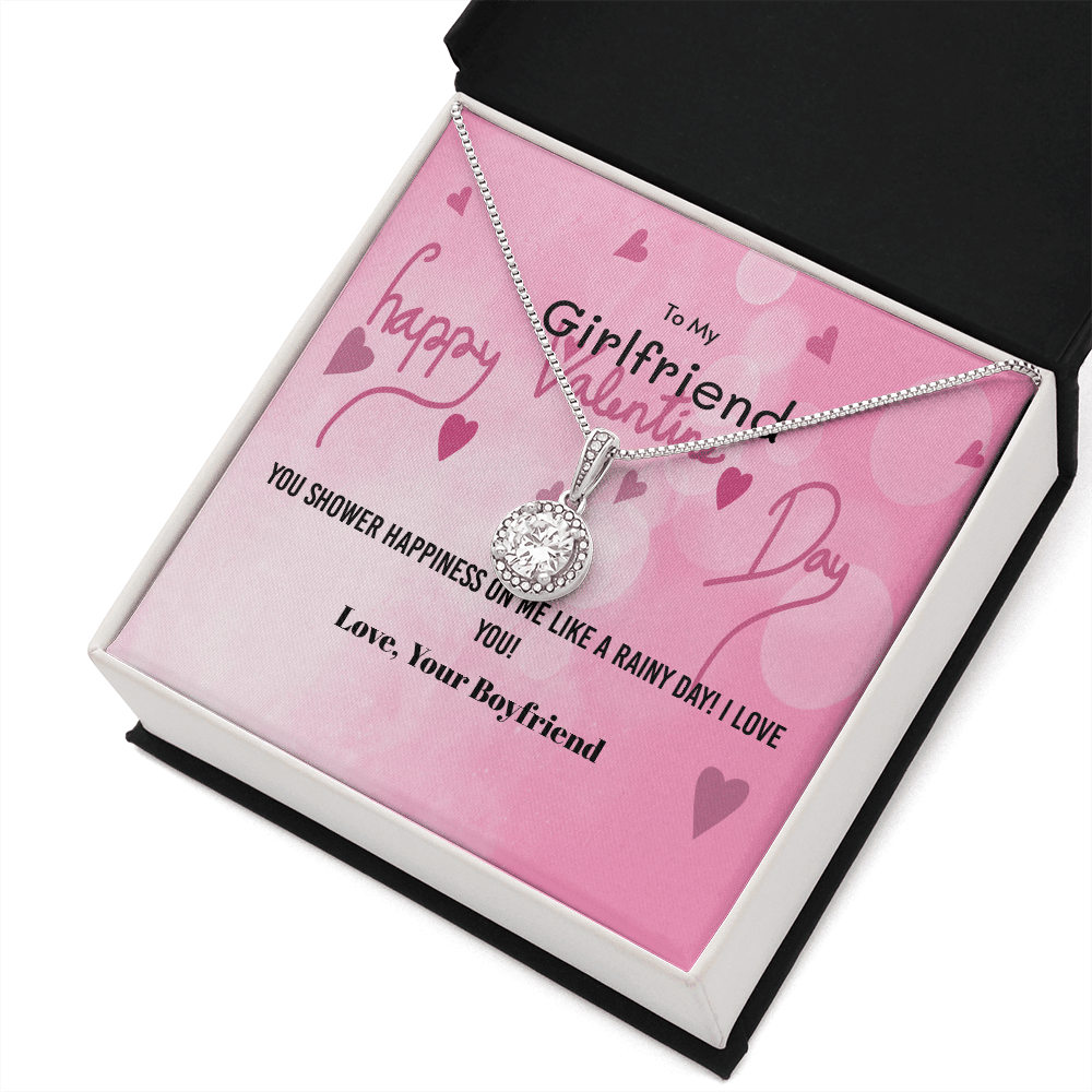 To My Girlfriend Valentines Gift You Shower Happiness Eternal Union Necklace - Eternal Hope