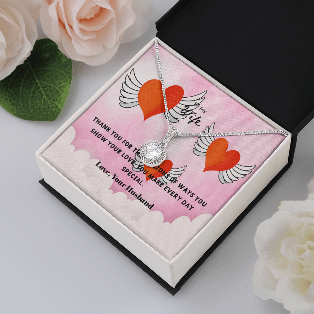 Wife Valentines Gift The Million Ways Eternal Union Necklace - Eternal Hope