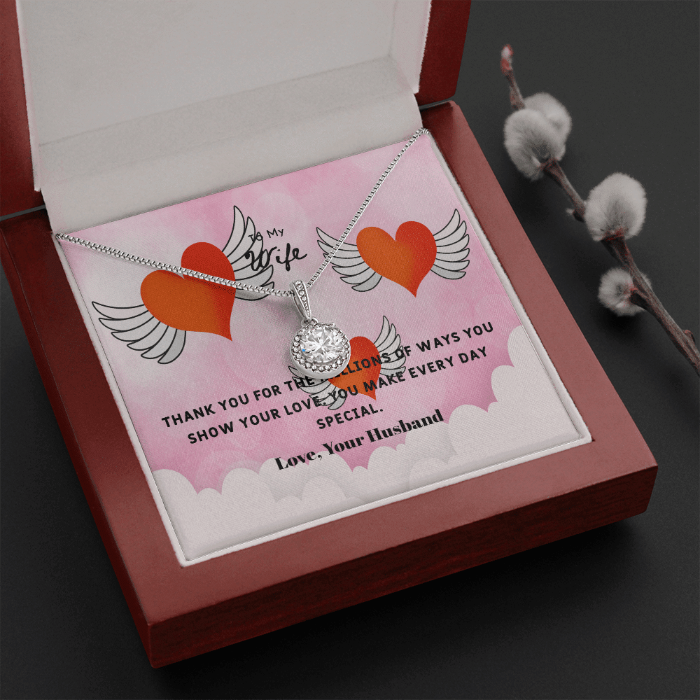 Wife Valentines Gift The Million Ways Eternal Union Necklace - Eternal Hope