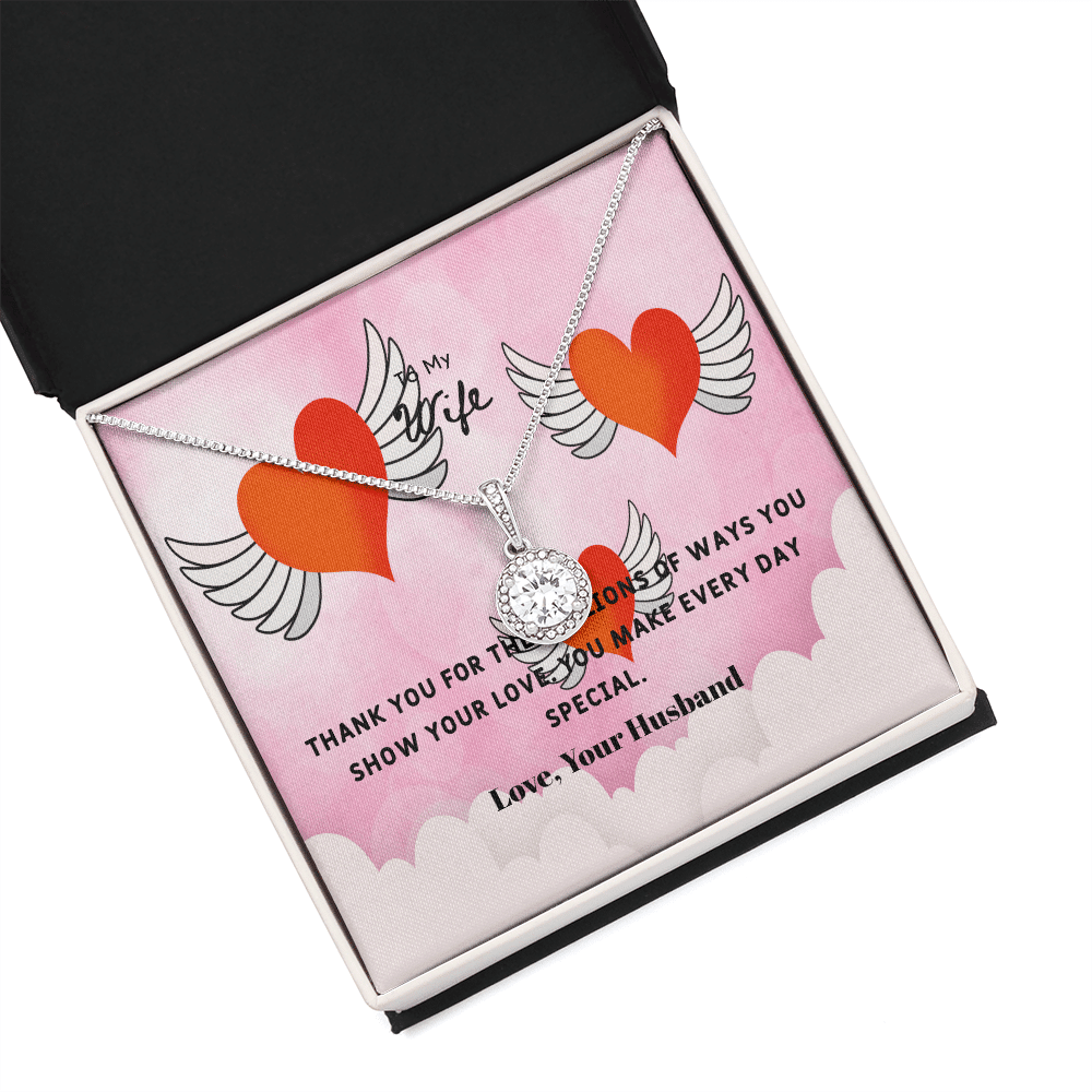 Wife Valentines Gift The Million Ways Eternal Union Necklace - Eternal Hope