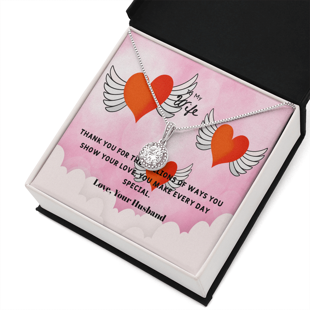 Wife Valentines Gift The Million Ways Eternal Union Necklace - Eternal Hope