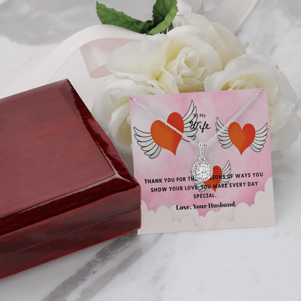Wife Valentines Gift The Million Ways Eternal Union Necklace - Eternal Hope