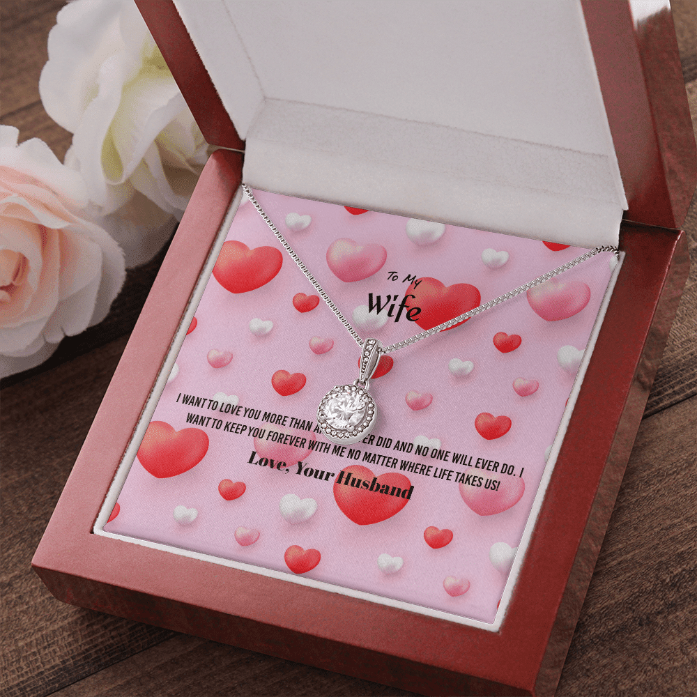 Wife Valentines Gift I Keep You Forever Eternal Union Necklace - Eternal Hope