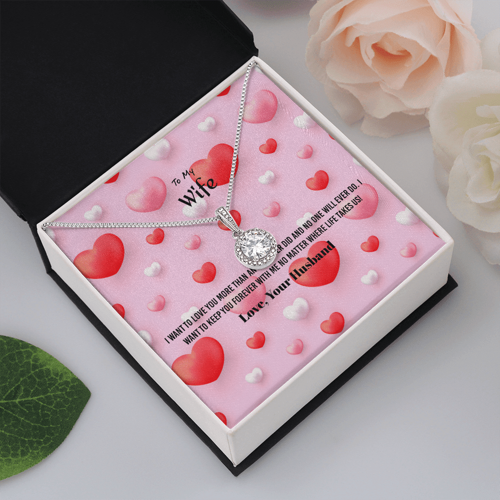Wife Valentines Gift I Keep You Forever Eternal Union Necklace - Eternal Hope
