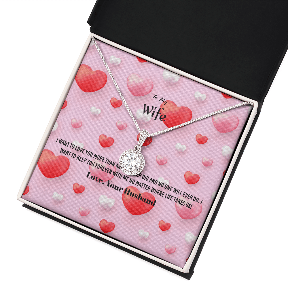 Wife Valentines Gift I Keep You Forever Eternal Union Necklace - Eternal Hope