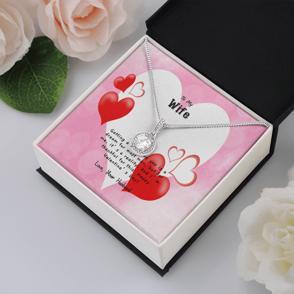 Wife Valentines Gift You're a Dream Wife Eternal Union Necklace - Eternal Hope