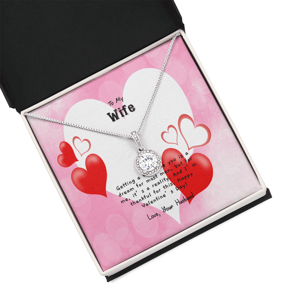 Wife Valentines Gift You're a Dream Wife Eternal Union Necklace - Eternal Hope