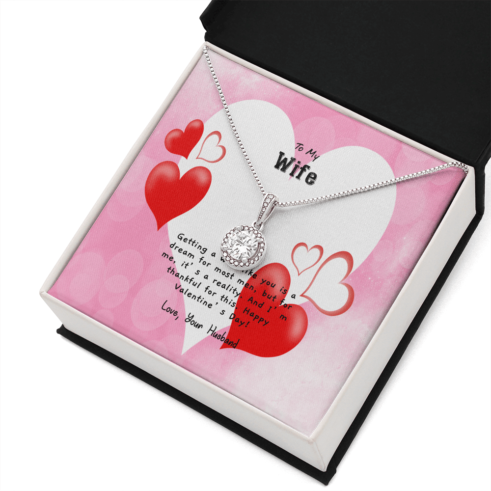Wife Valentines Gift You're a Dream Wife Eternal Union Necklace - Eternal Hope