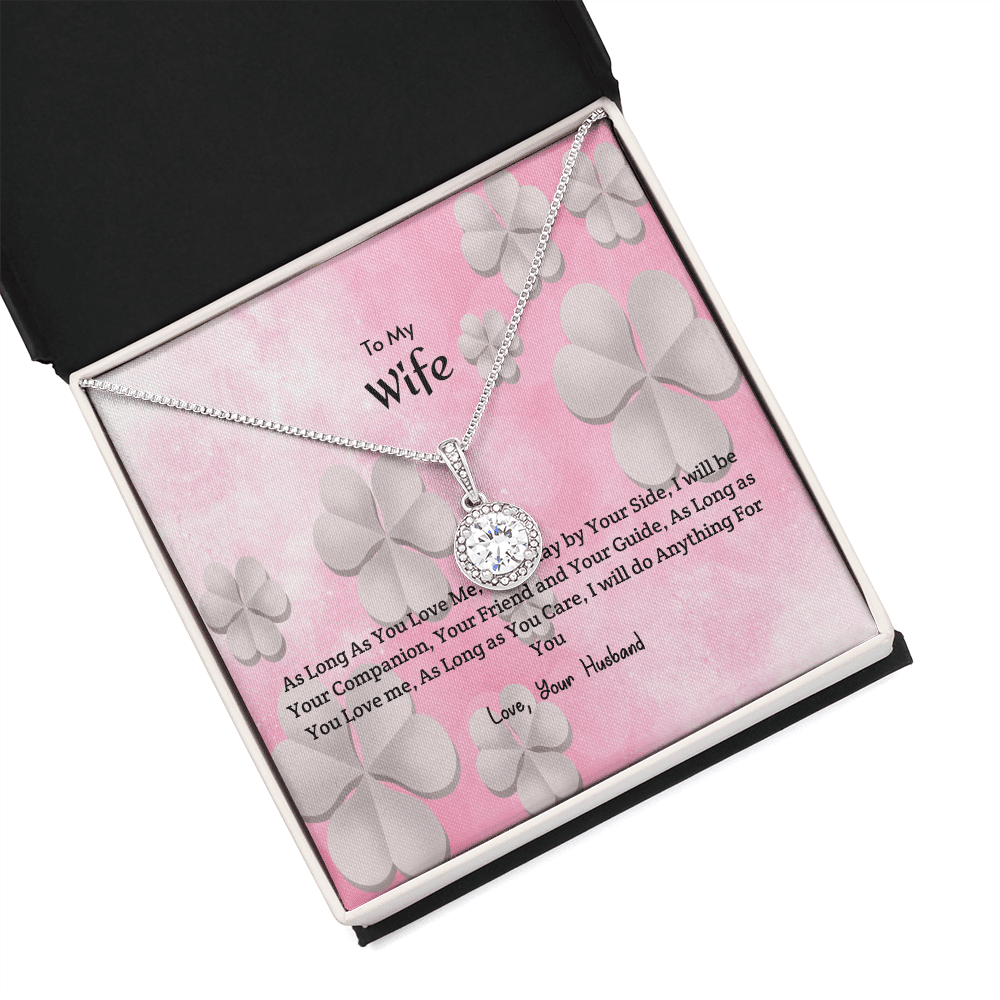 Wife Valentines Gift As Long as You Care Eternal Union Necklace - Eternal Hope