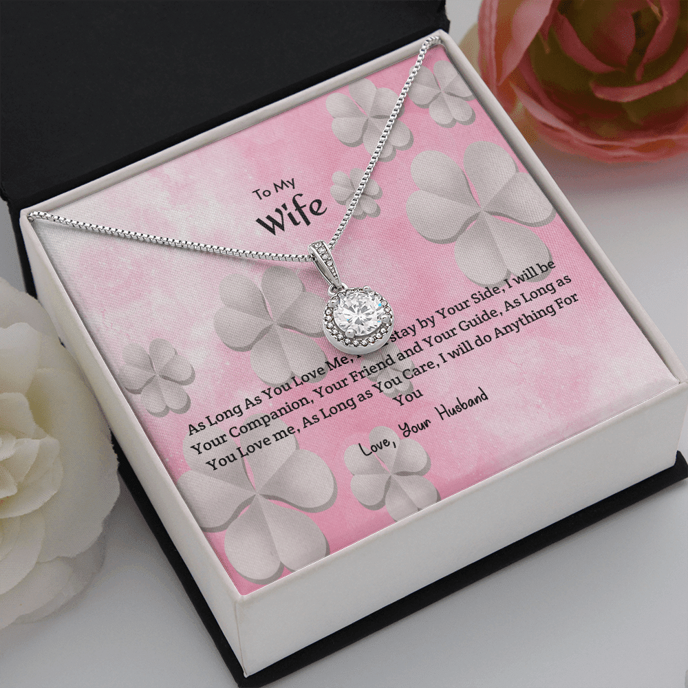 Wife Valentines Gift As Long as You Care Eternal Union Necklace - Eternal Hope