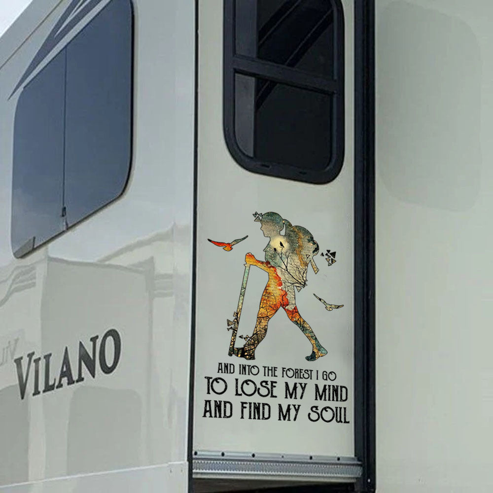 Camping Car Decal, Sticker For Window & Bumper
