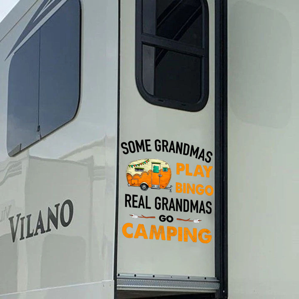 Camping Sticker, Car Decal For Window & Bumper