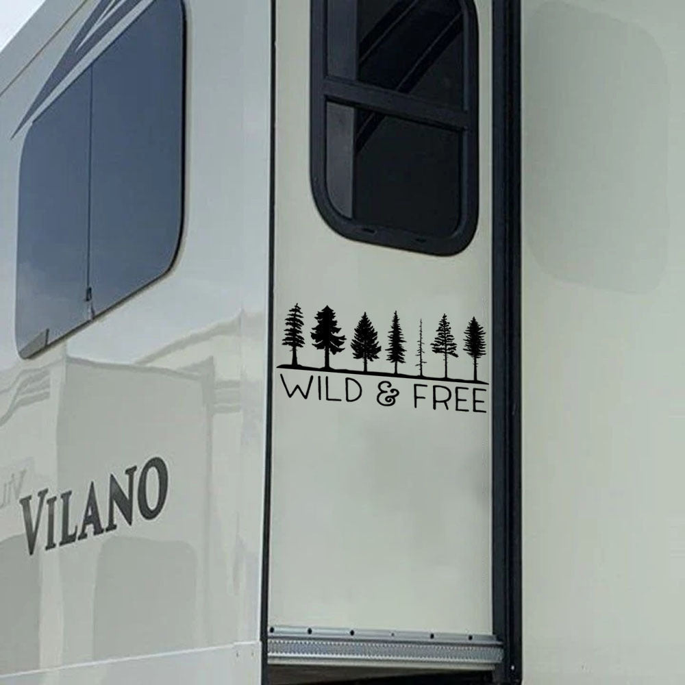 Camping Crack Sticker, Funny Car Decal For Window & Bumper