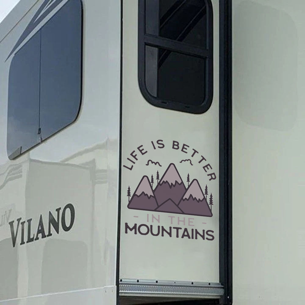 Camping Crack Sticker, Funny Car Decal For Window & Bumper