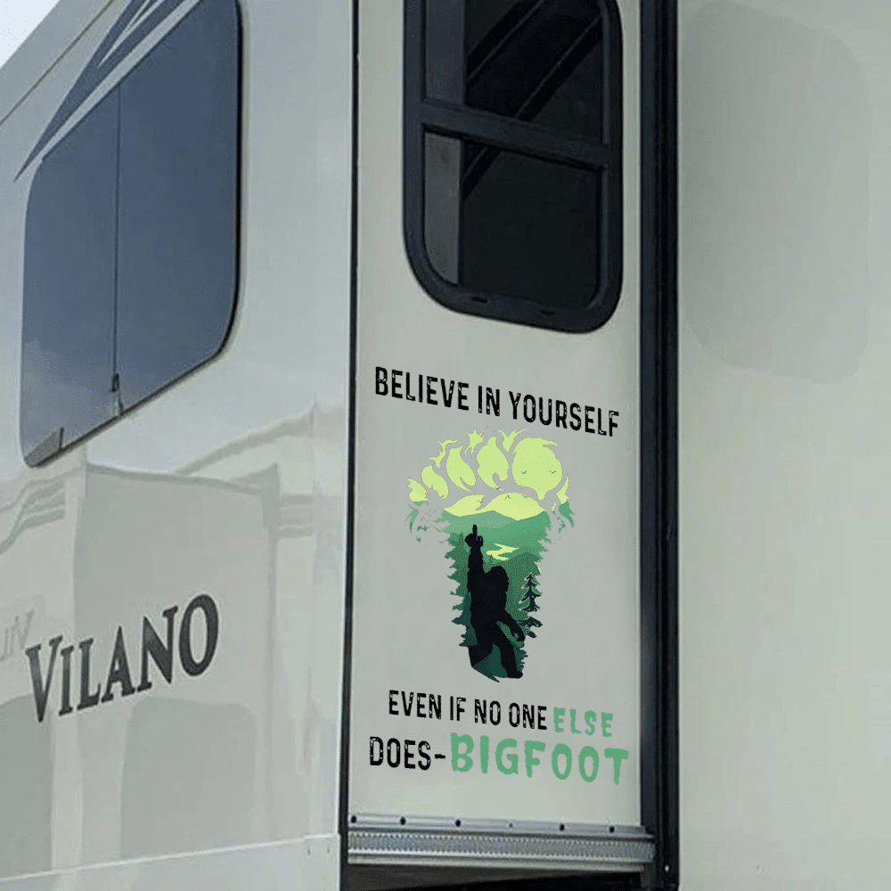 Camping Sticker, Car Decal For Window & Bumper