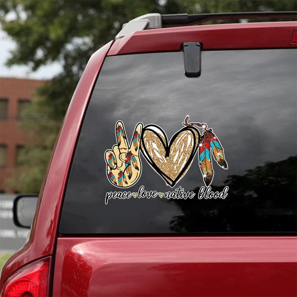 Native Mom Car Decal, Sticker For Window & Bumper