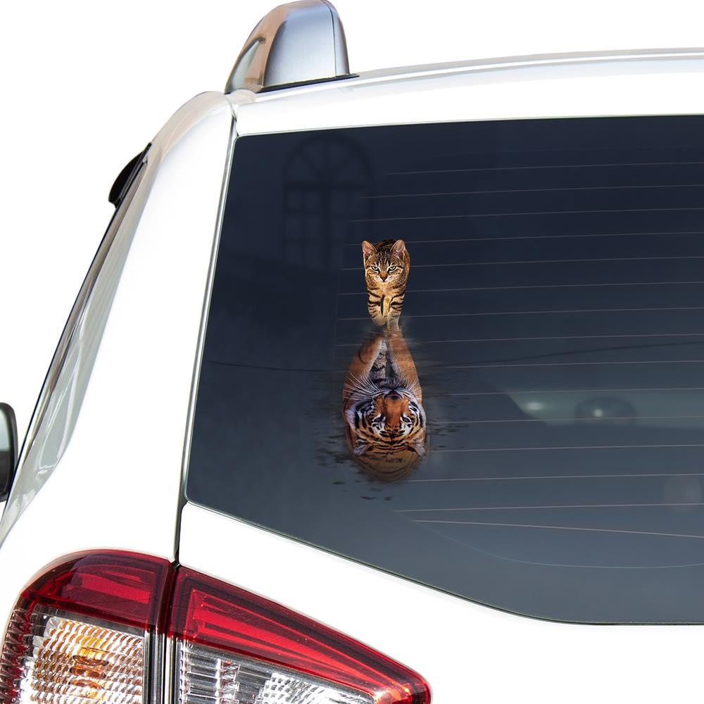 Bengal Cat S For Cars Funny Birthday Memes Label Maker Customized Gifts.Png Car Vinyl Decal Sticker Window Decals, Peel and Stick Wall Decals