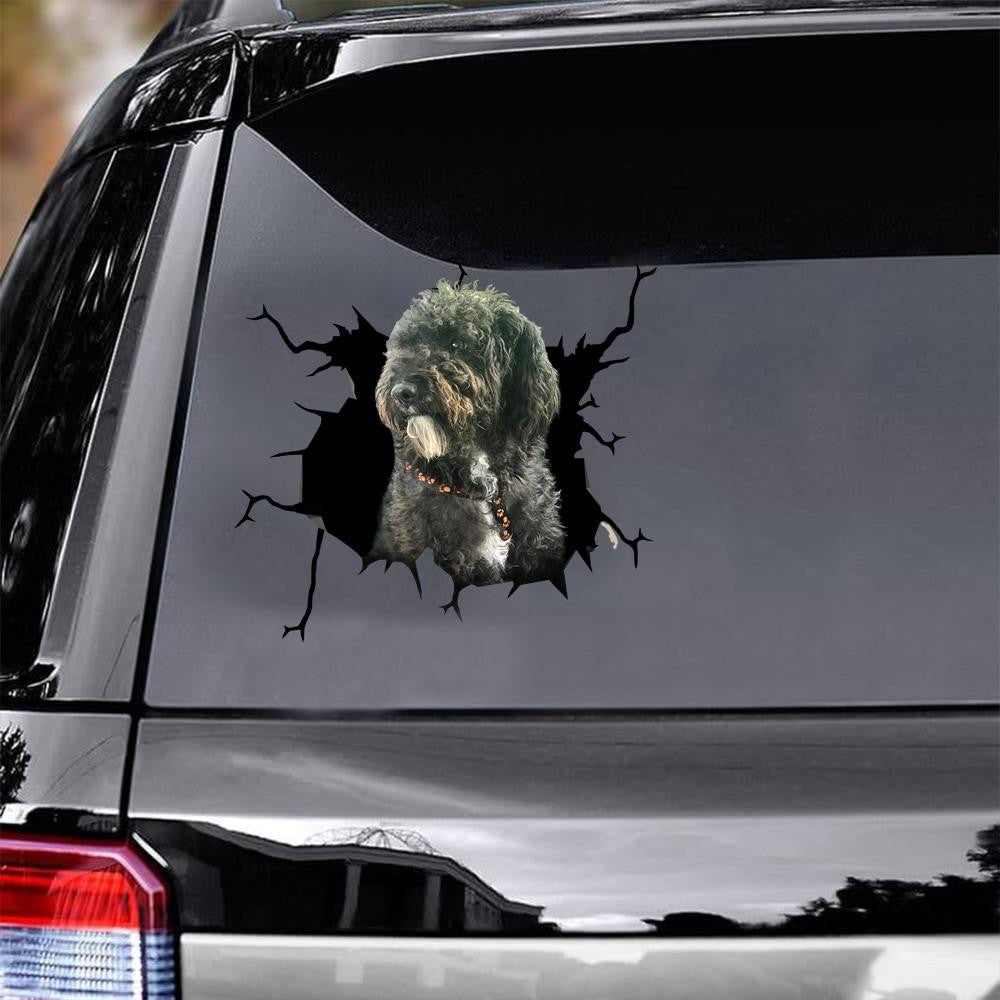 Toy Poodle Dog Breeds Dogs Decal, Car Sticker For Window & Bumper