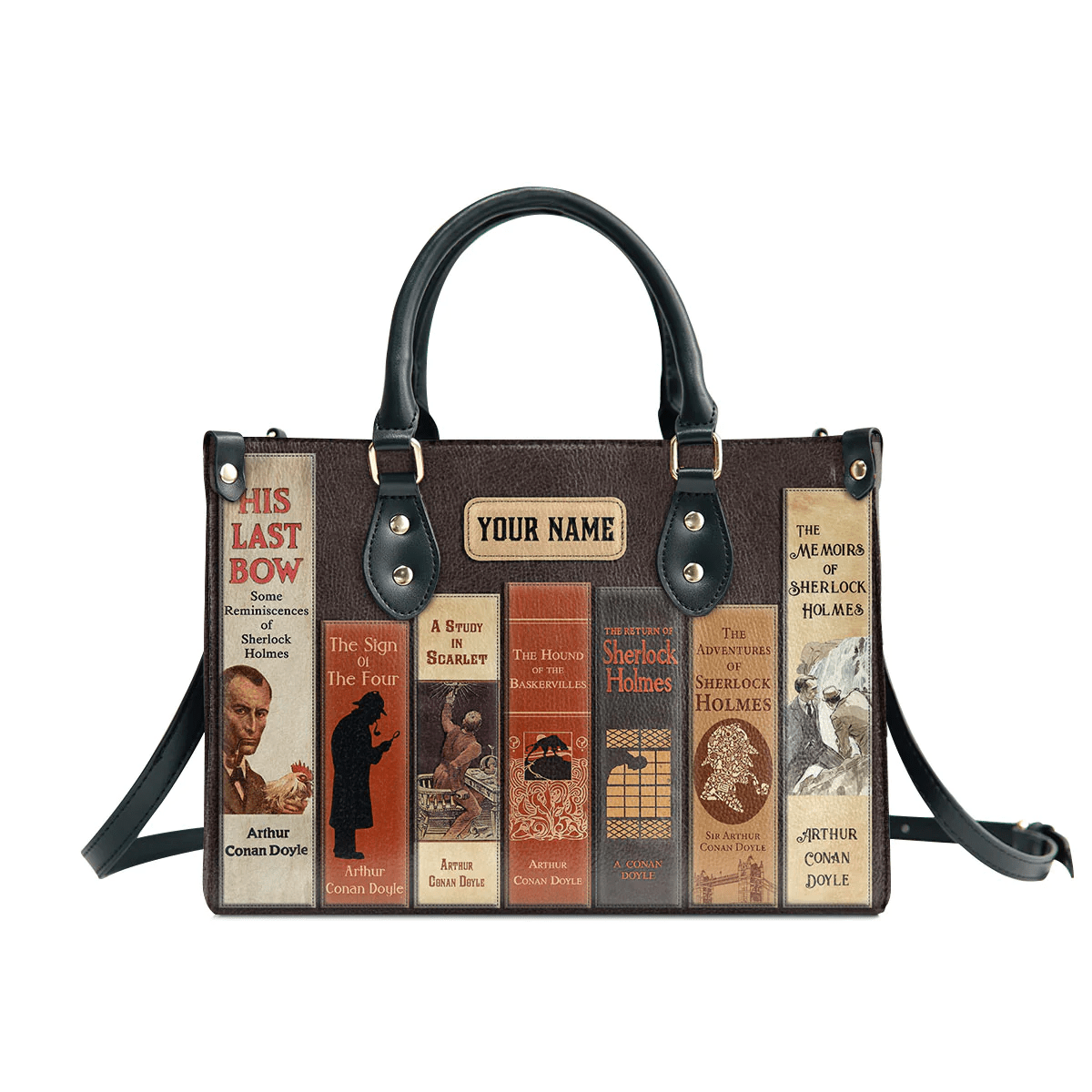 Custom Handbags for Women, Detective Inspired Designs by Arthur Conan Doyle | Libro Handbags