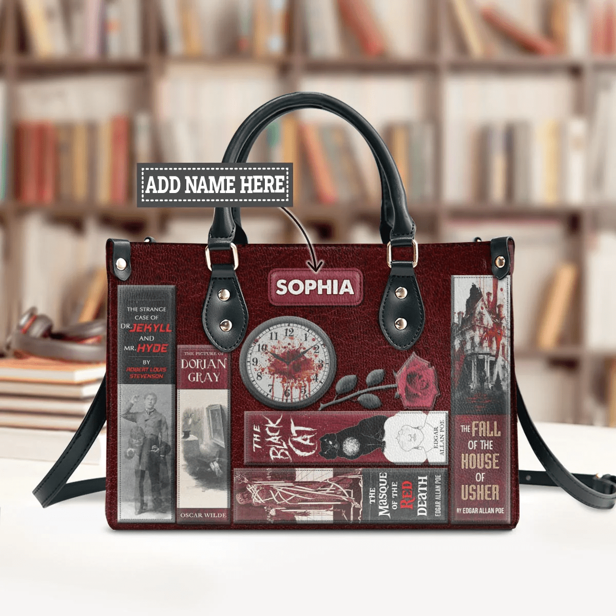 Custom Libro Handbags, Embrace Horror with Libro Handbags, Exquisite Leather Bags For Women
