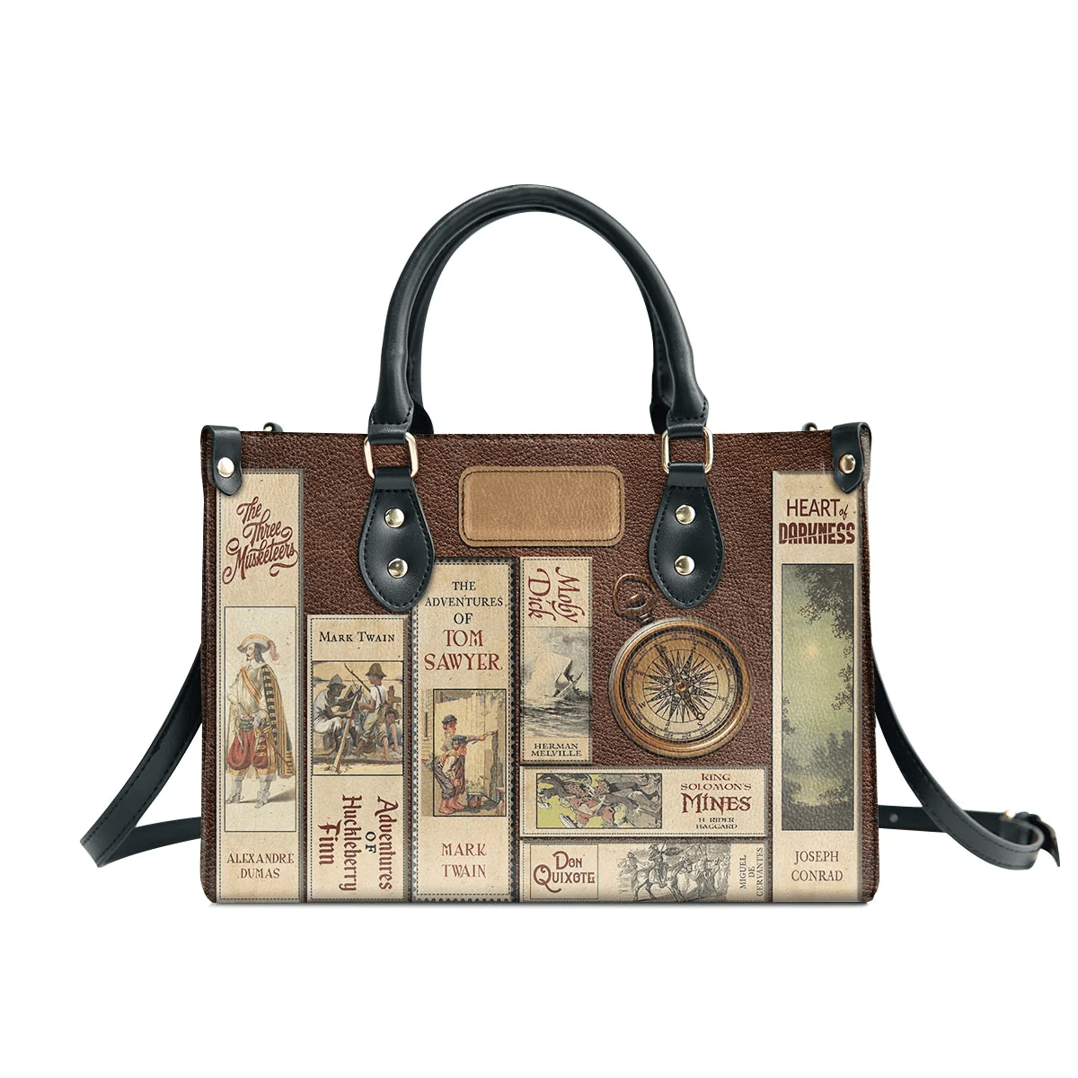 Personalized Handbags for Adventure Books Lovers,Custom Libro Handbags,The Perfect Leather Bag Gift for Book Lovers