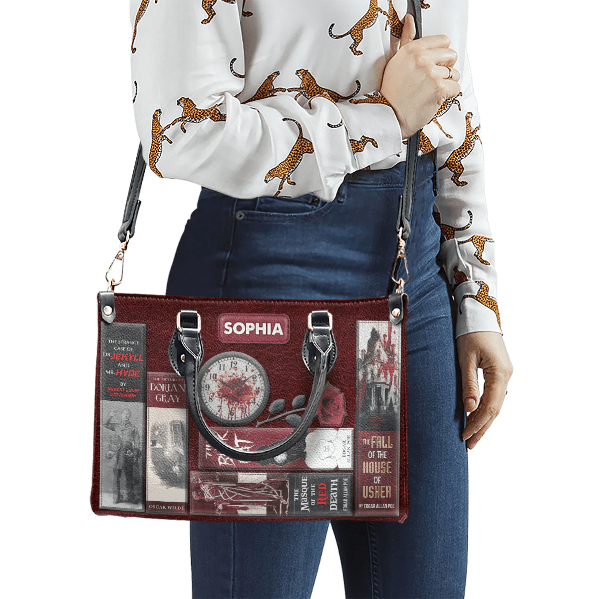Custom Libro Handbags, Embrace Horror with Libro Handbags, Exquisite Leather Bags For Women