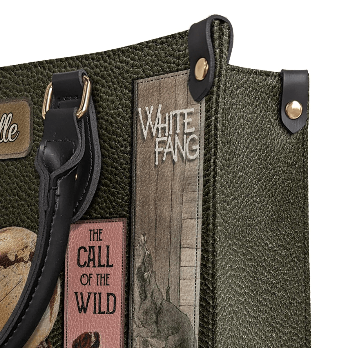 Personalized Handbags for Adventure Books Lovers, Custom Libro Handbags, The Leather Bag For Women