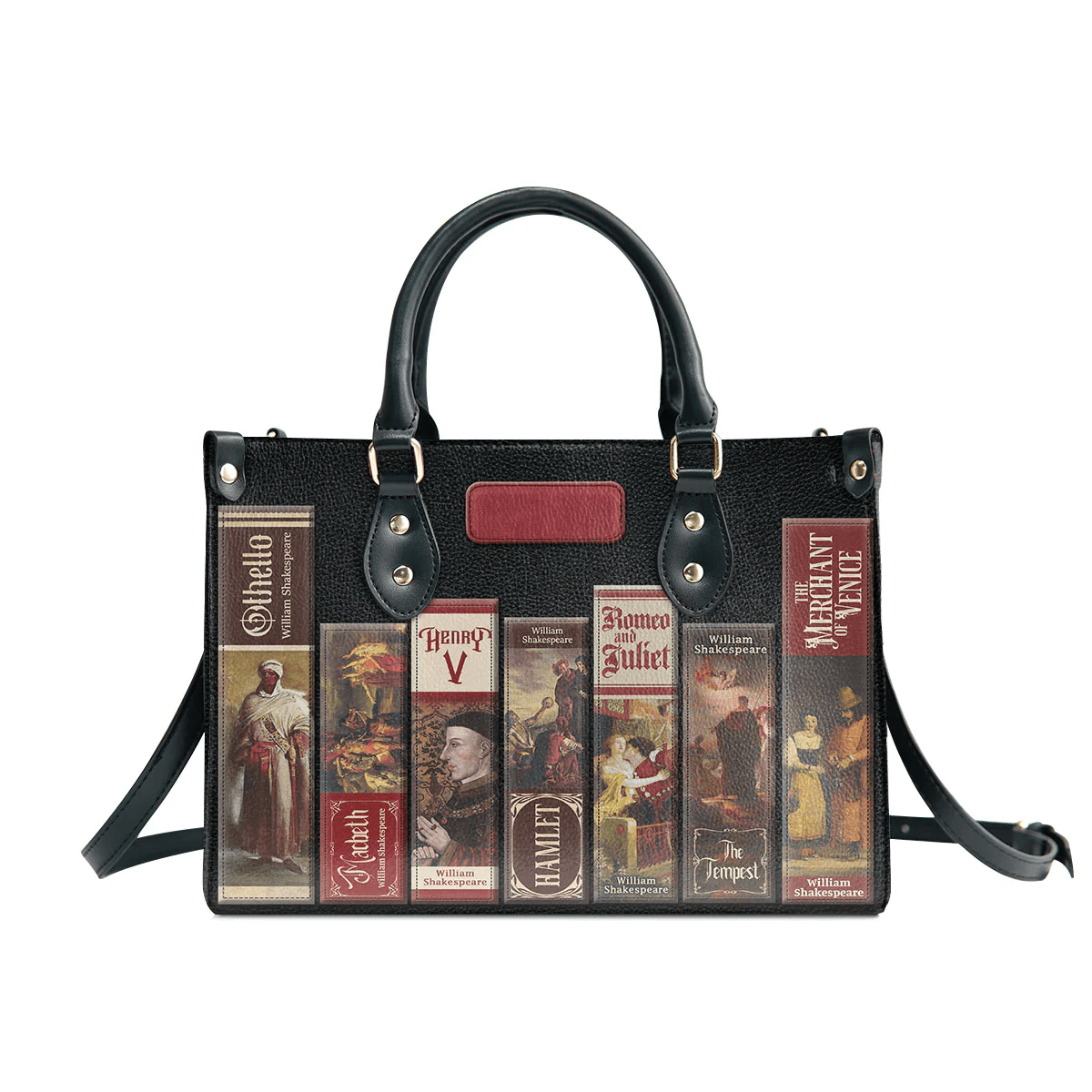 Custom Libro Handbags, Unique Shakespearean Customization, Personalized Gifts for the Ultimate Shakespeare Lover